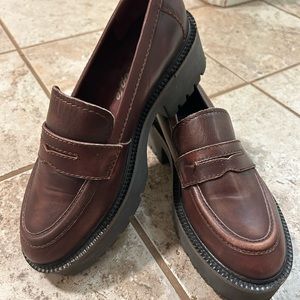 FREE PEOPLE Brown Loafers 38.5